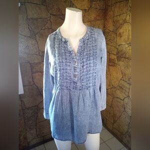 Denim Blue Women's Top